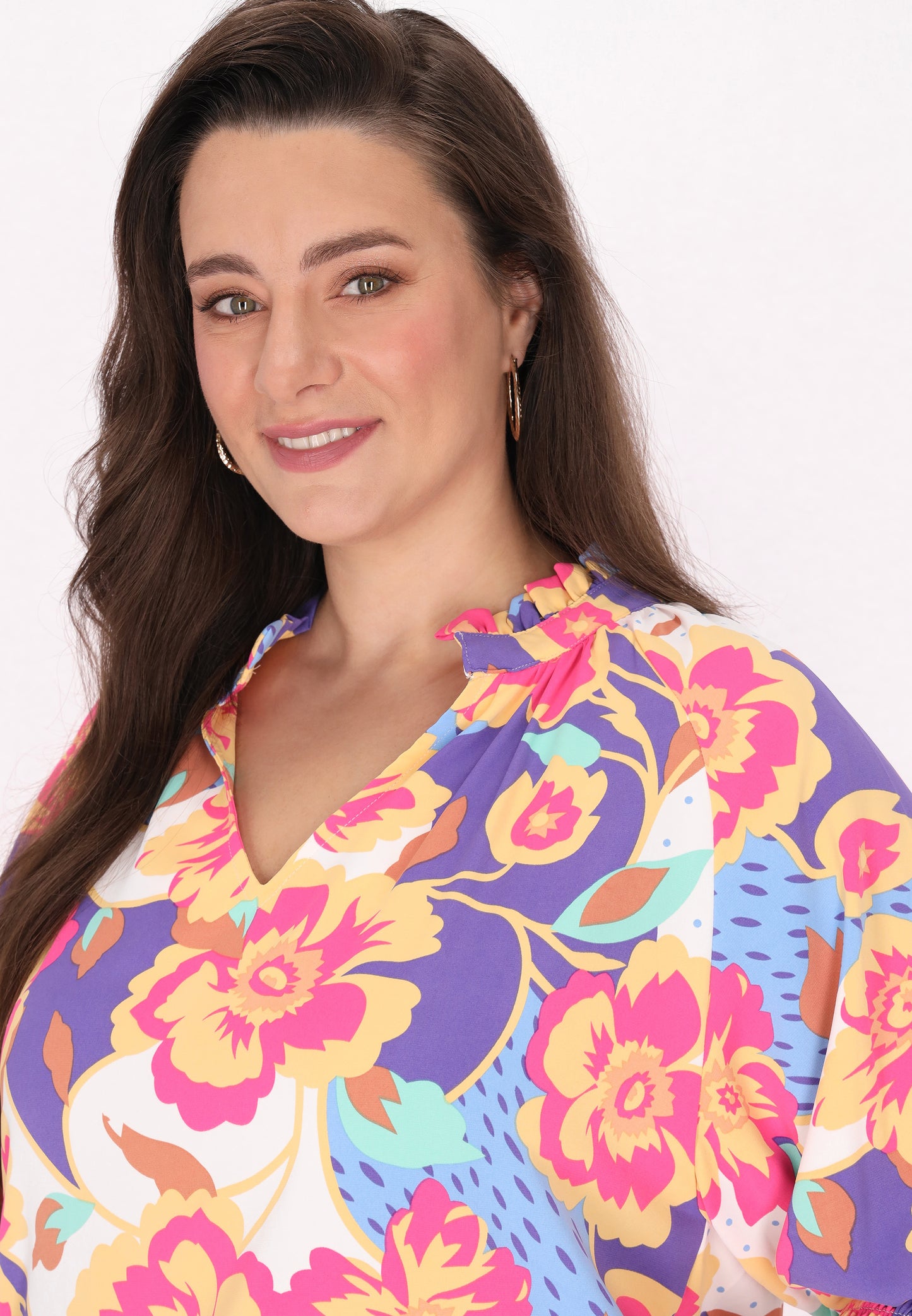 usha Women's Plus Size Blouse