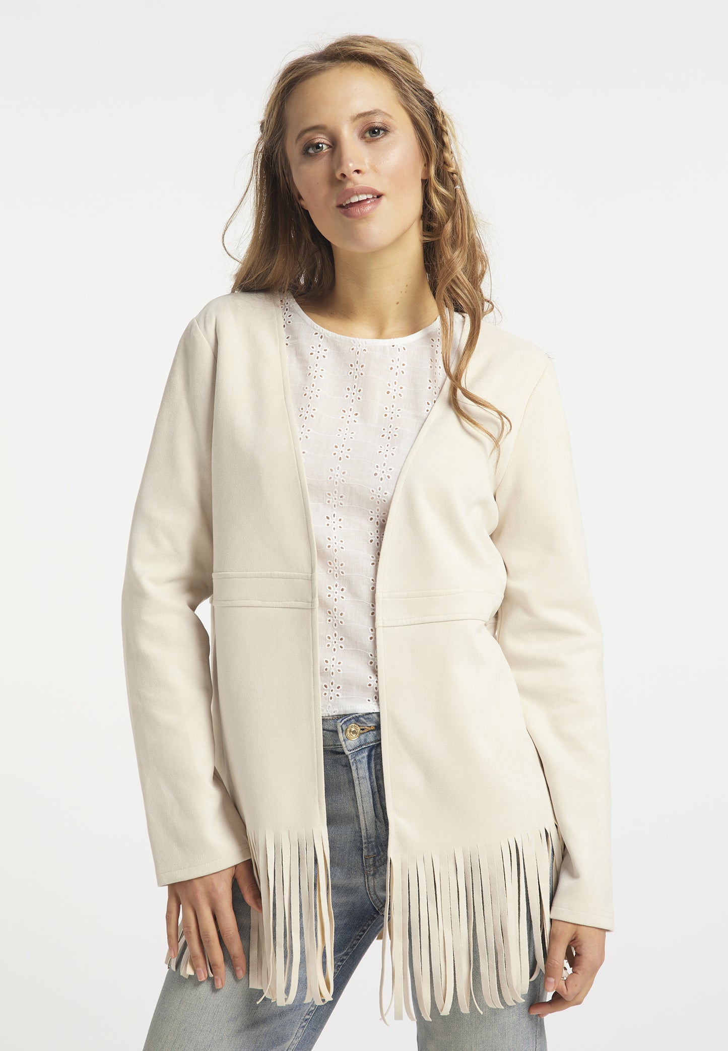 usha FESTIVAL Women's Fringe Jacket