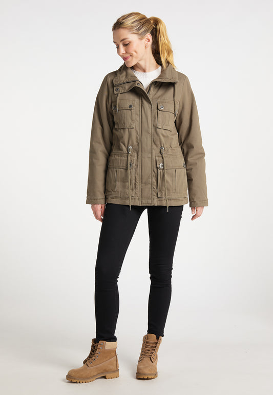 usha BLUE LABEL Damen gepolsterte Baumwolljacke