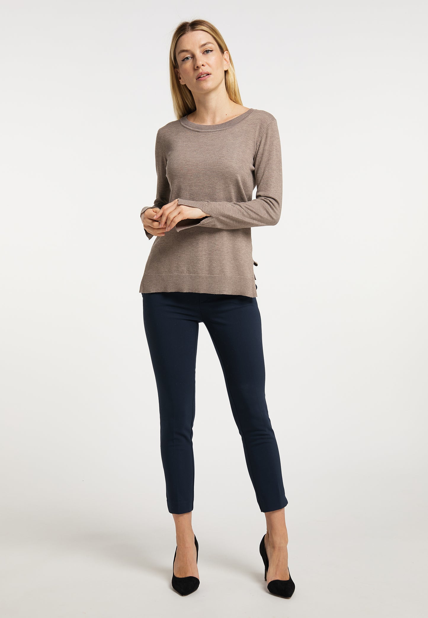 usha Women's Crew Neck Sweater
