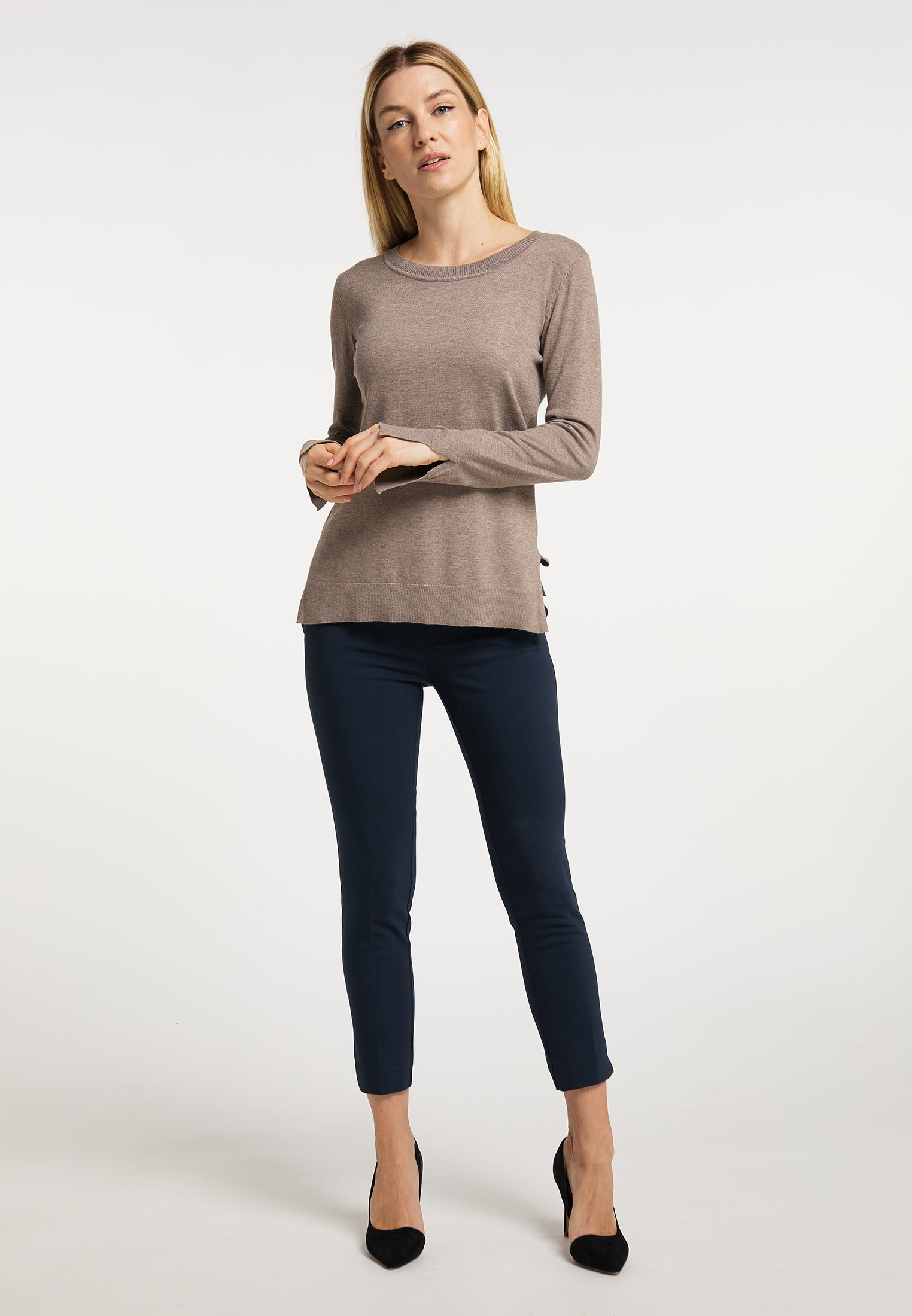 usha Women's Crew Neck Sweater