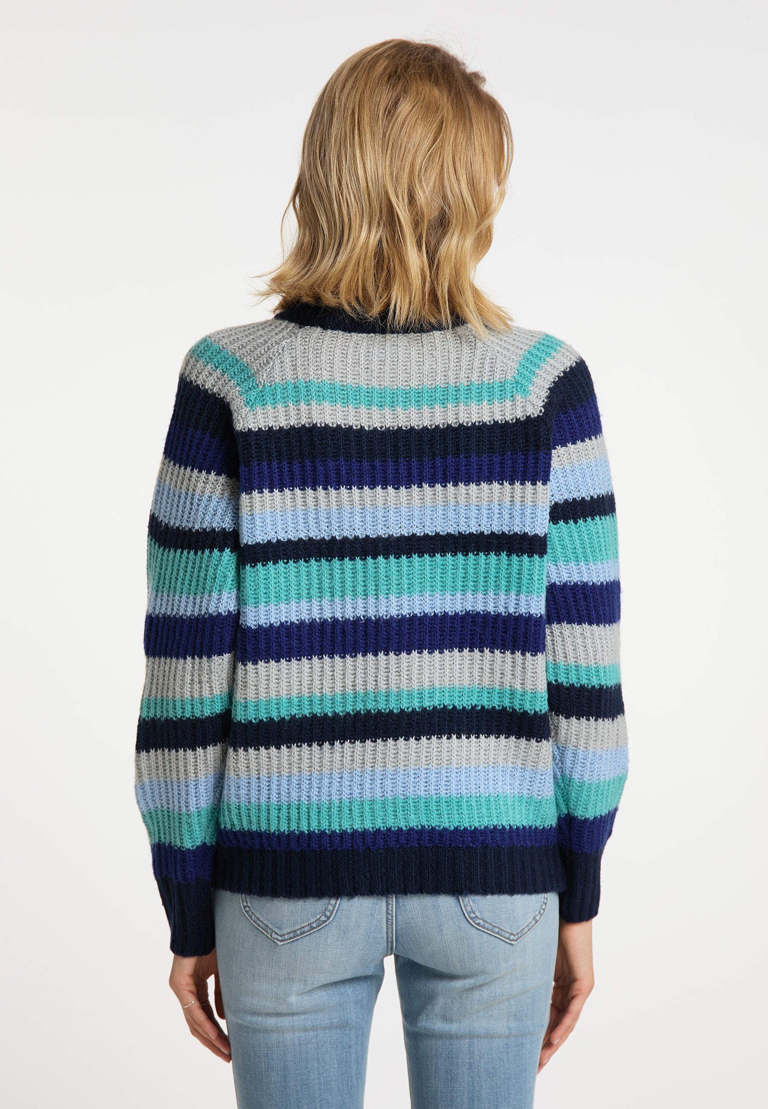 usha BLUE LABEL Women's Crew Neck Sweater