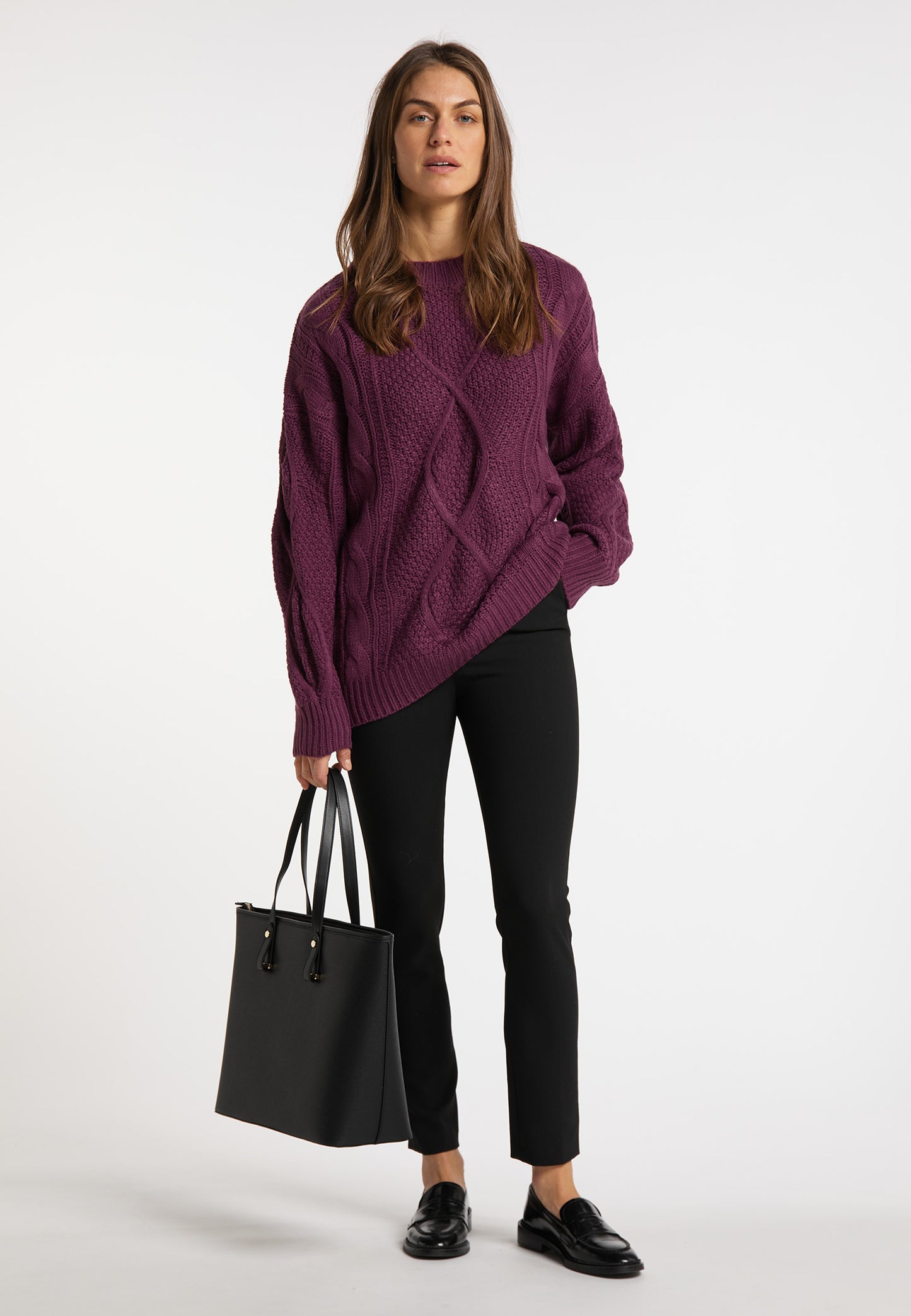 usha Women's Crew Neck Sweater