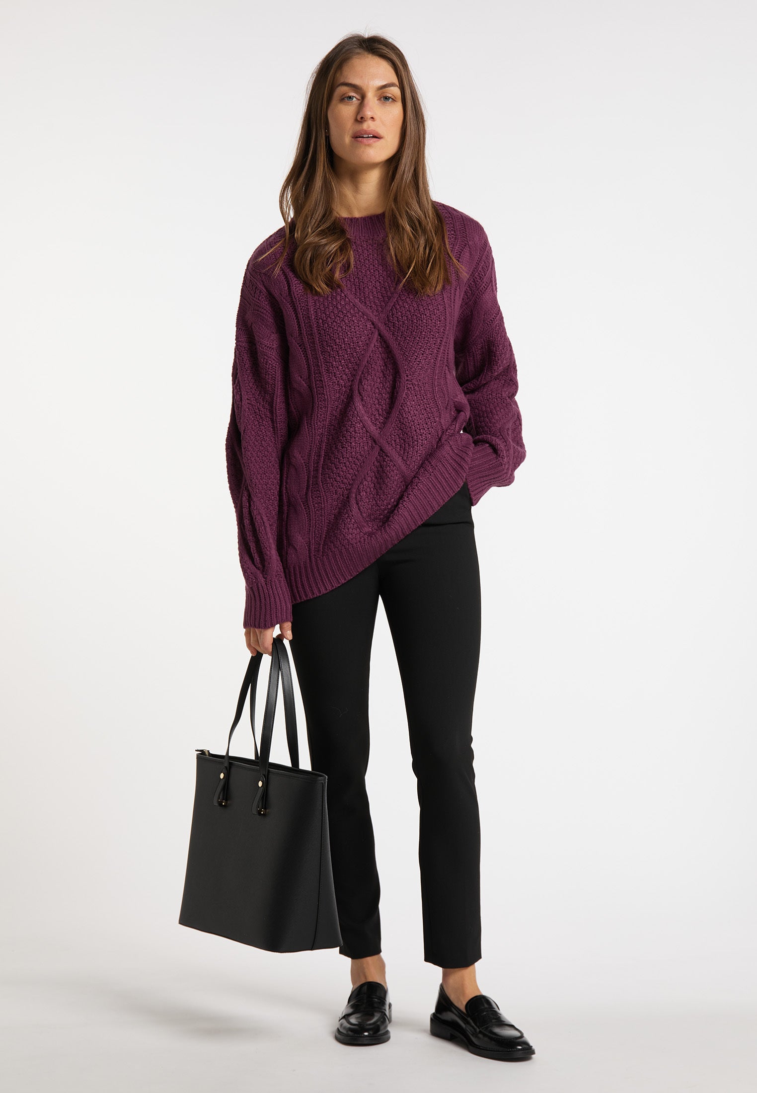 usha Women's Crew Neck Sweater
