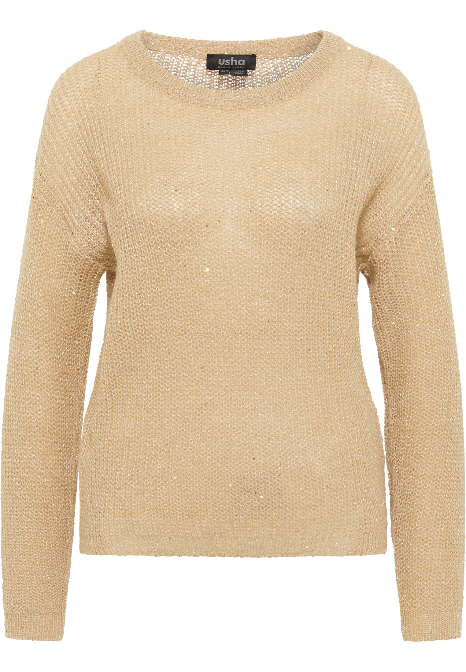 usha BLACK LABEL Women's Crew Neck Sweater