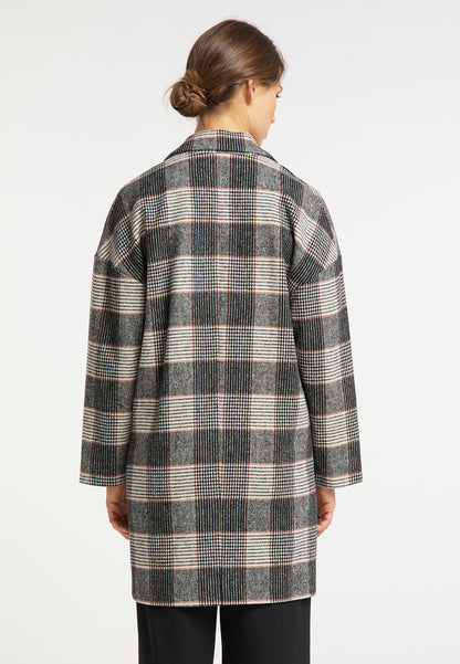 usha BLACK LABEL Damen Encheck Mantel