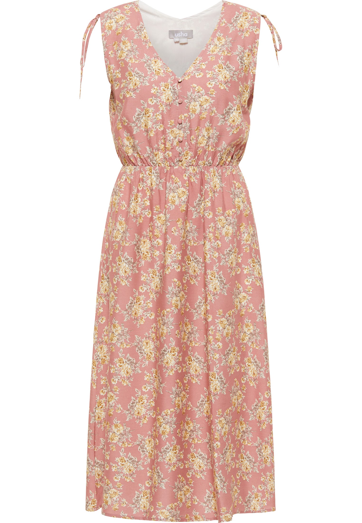 usha Women's Dress With Floral Print