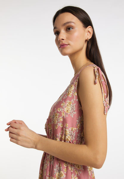 usha Women's Dress With Floral Print