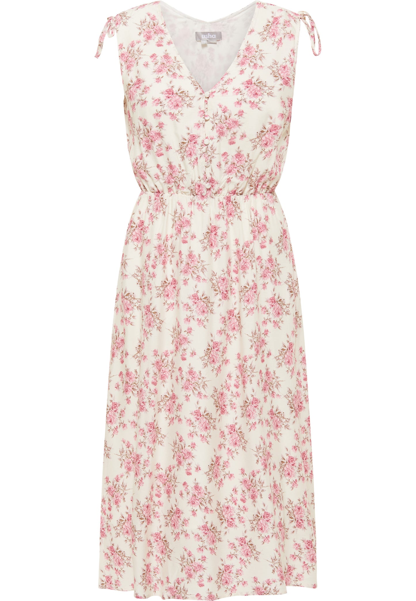 usha Women's Dress With Floral Print