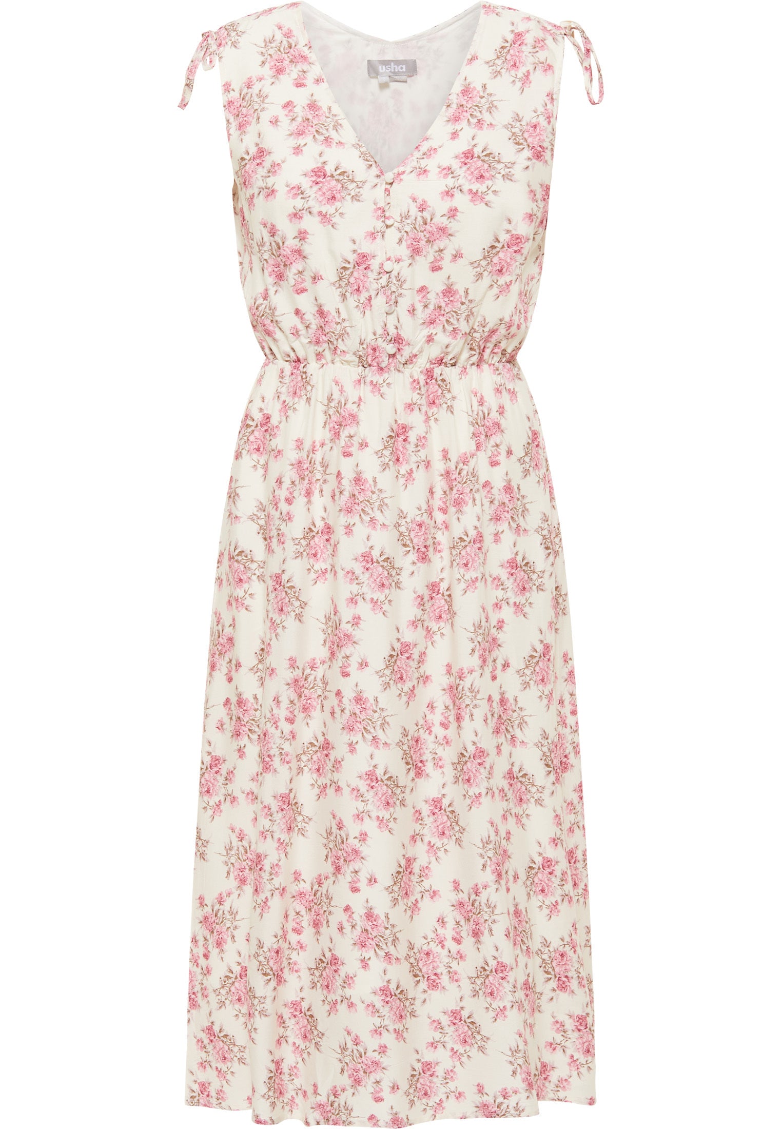 usha Women's Dress With Floral Print