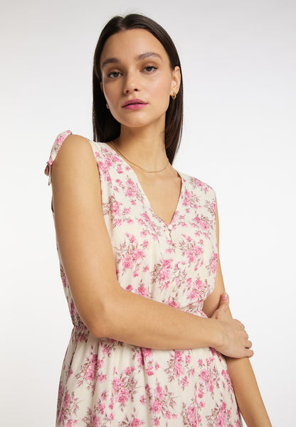 usha Women's Dress With Floral Print