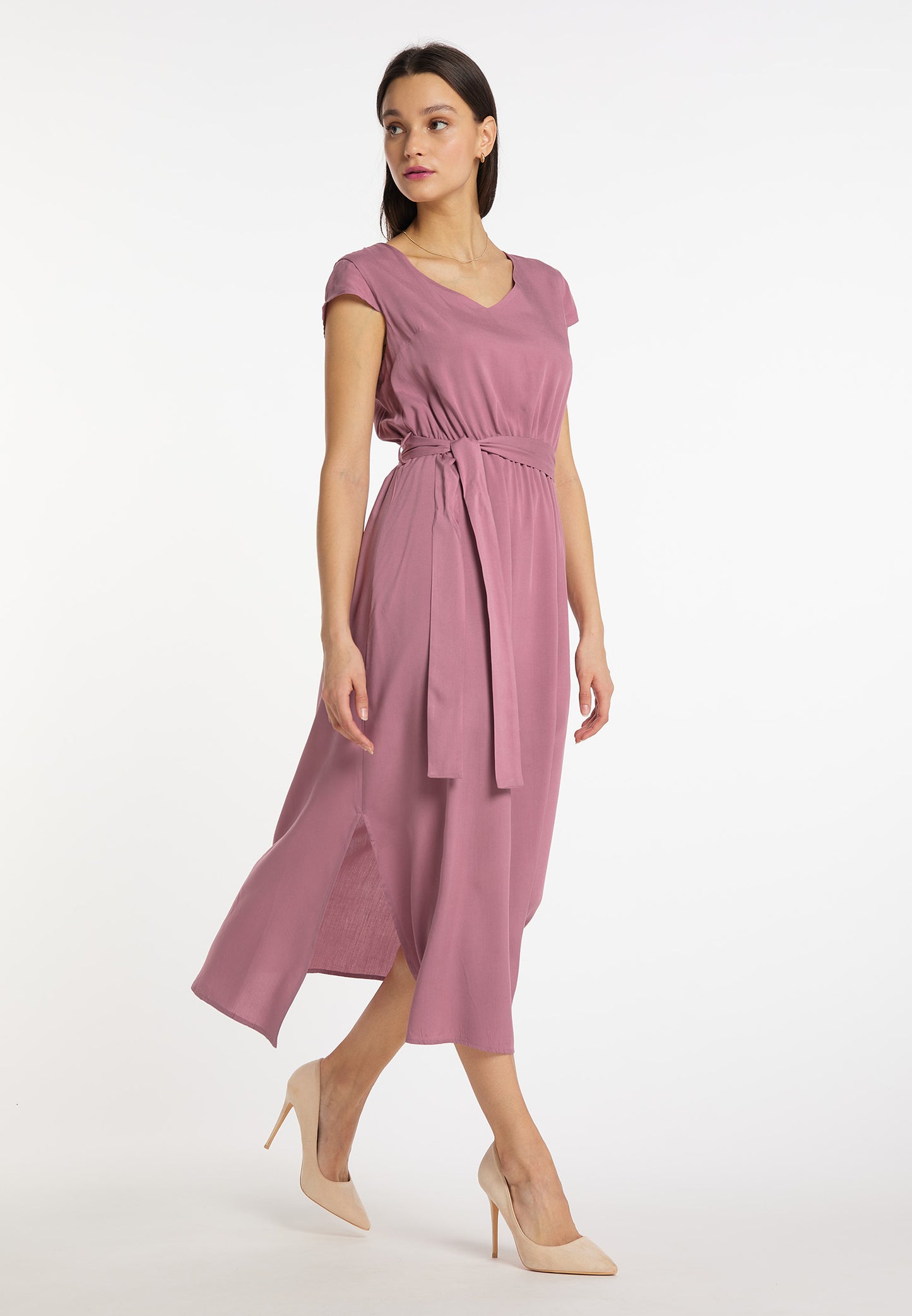 usha Damen Maxi Kleid