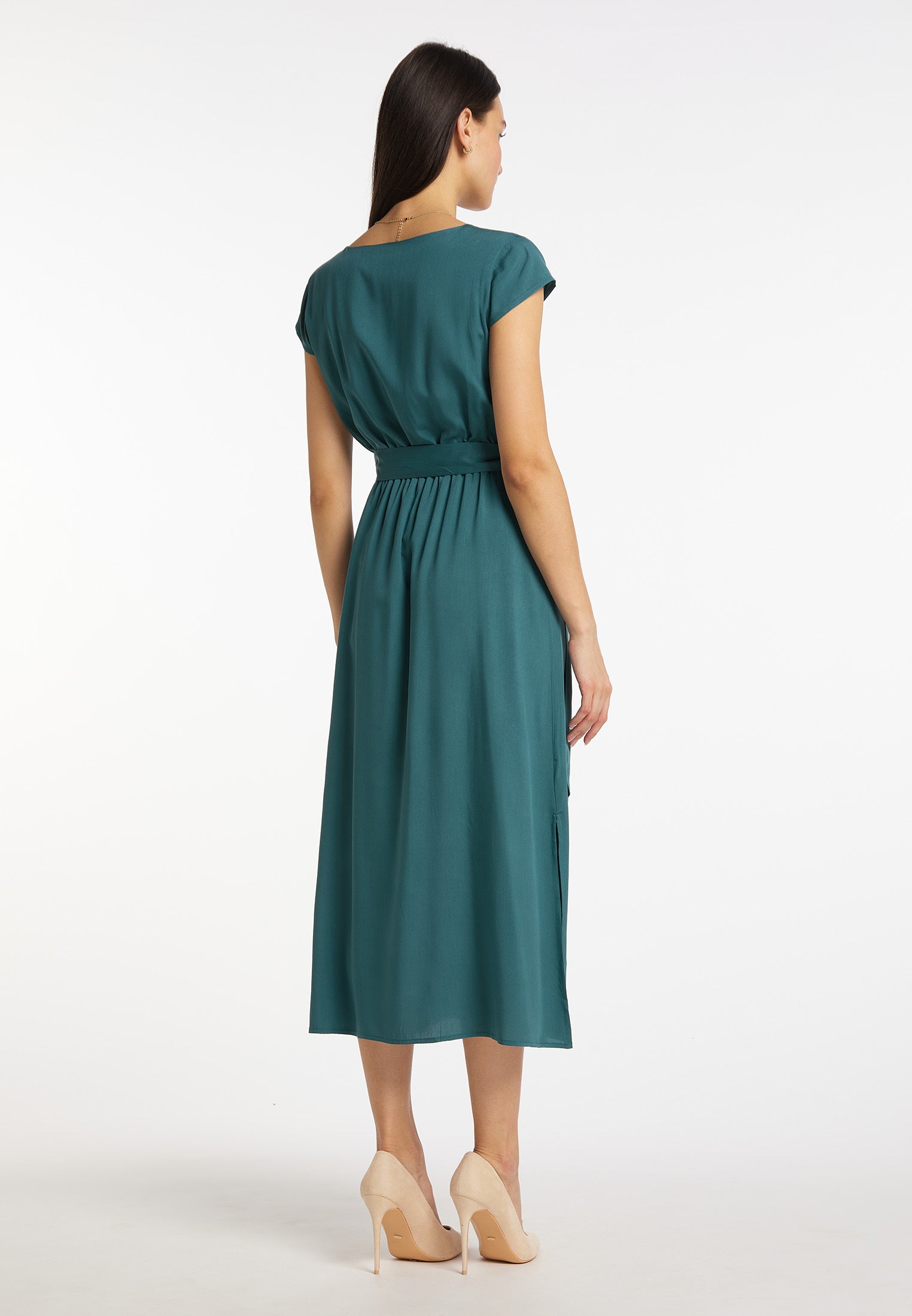 usha Damen Maxi Kleid