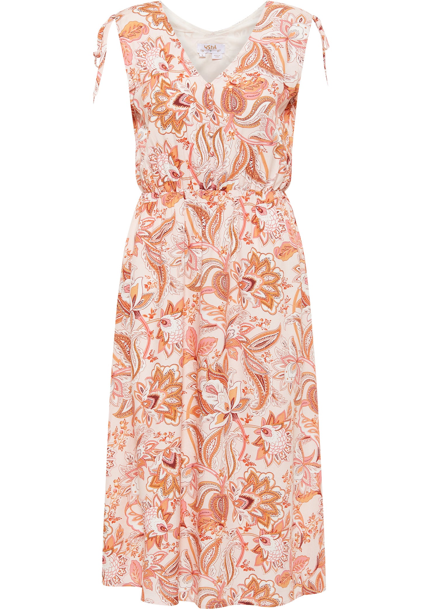 usha FESTIVAL Women's Kleid Mit Bl?Tenprint