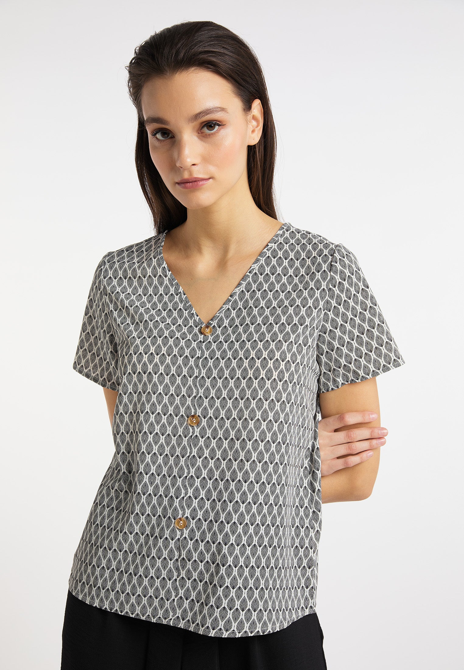 usha WHITE LABEL Women's Blouse Shirt