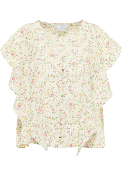 usha Women's Blouse Shirt
