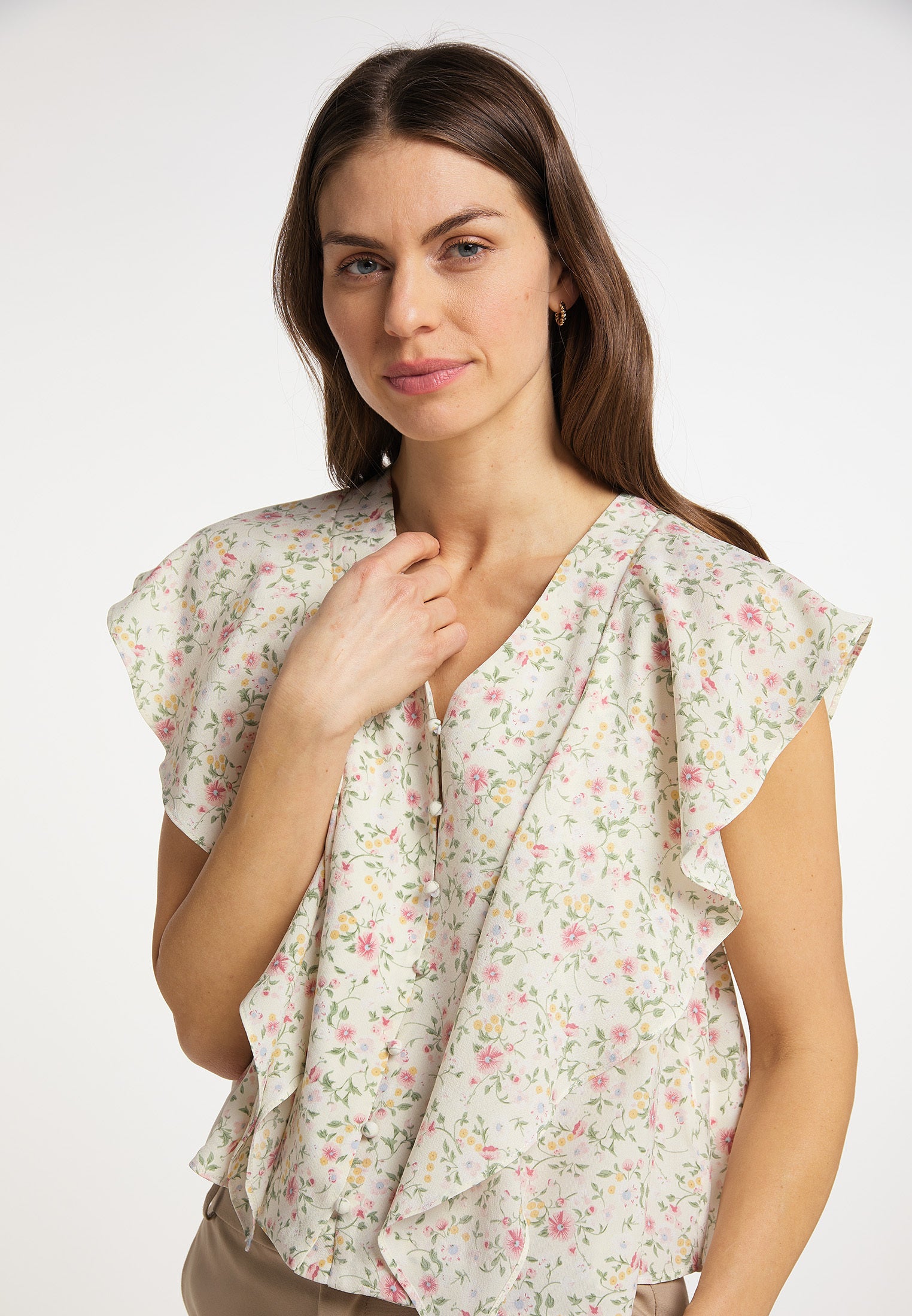 usha Women's Blouse Shirt
