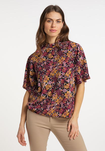 usha Women's Short Sleeve Blouse