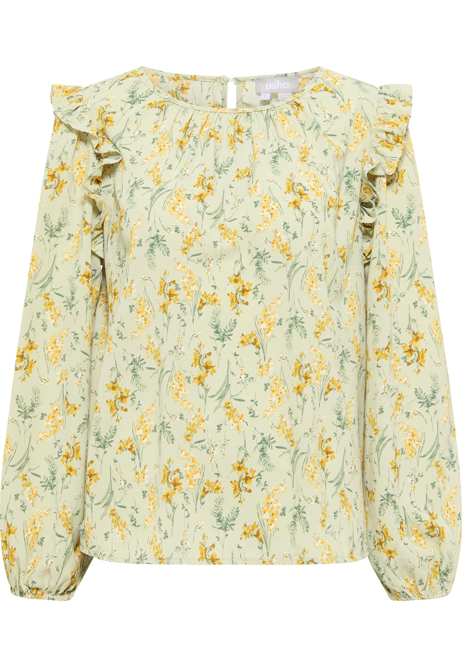 usha Women's Blouse With Floral Print