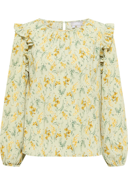 usha Women's Blouse With Floral Print