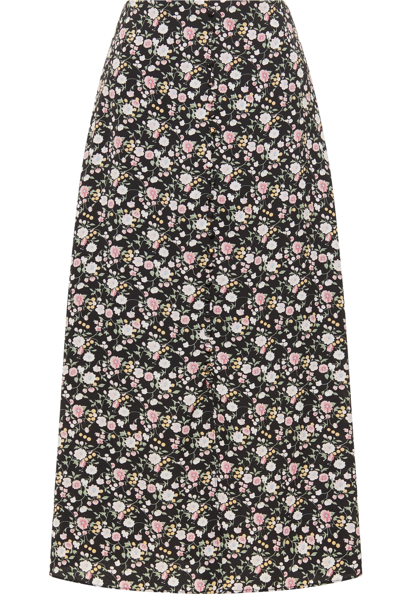 usha Women's Midi Skirt With Floral Print