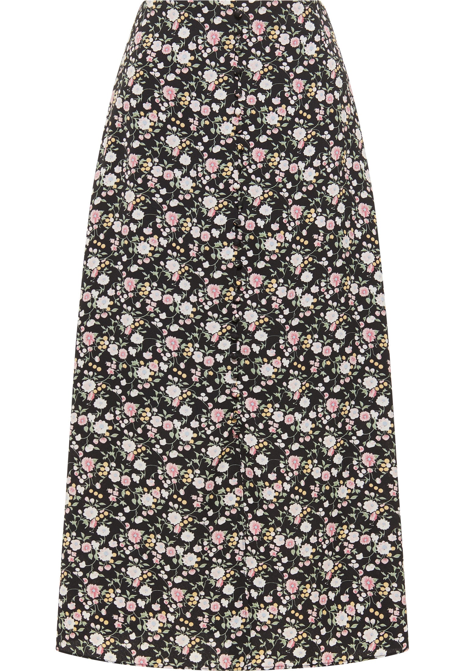 usha Women's Midi Skirt With Floral Print