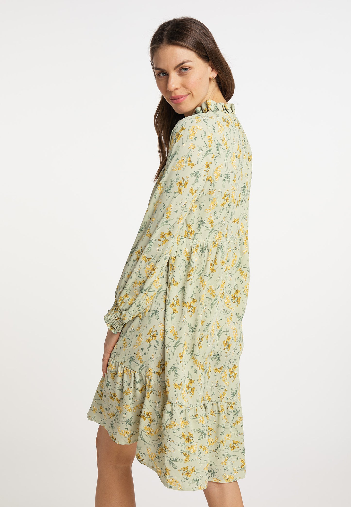 usha Women's Dress With Floral Print