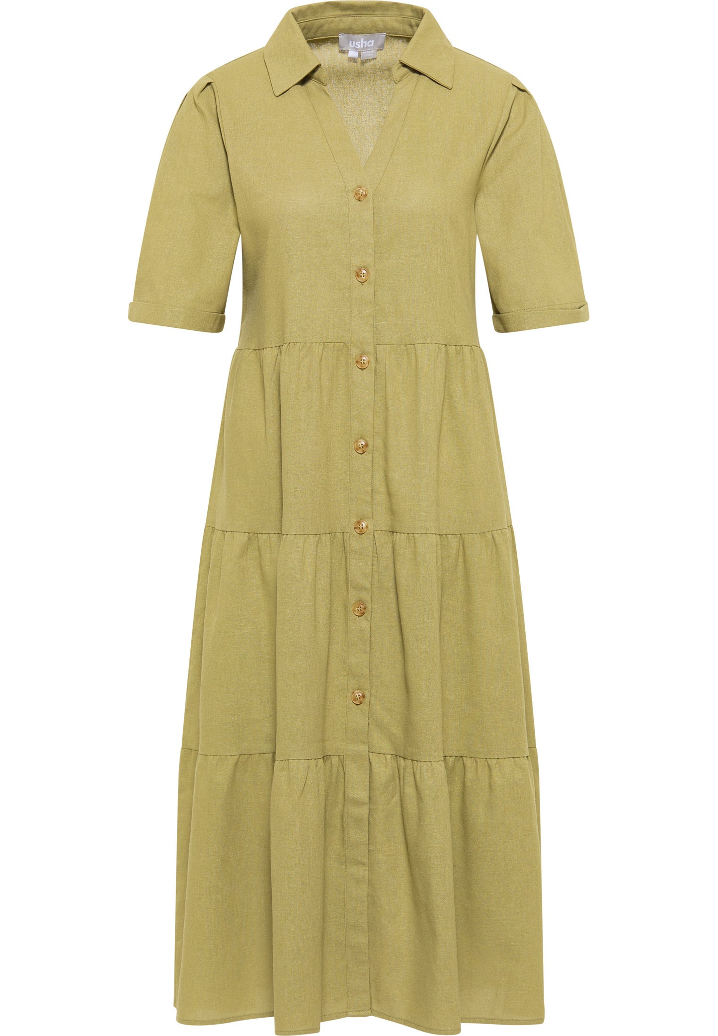 usha Women's Wide Midi Dress