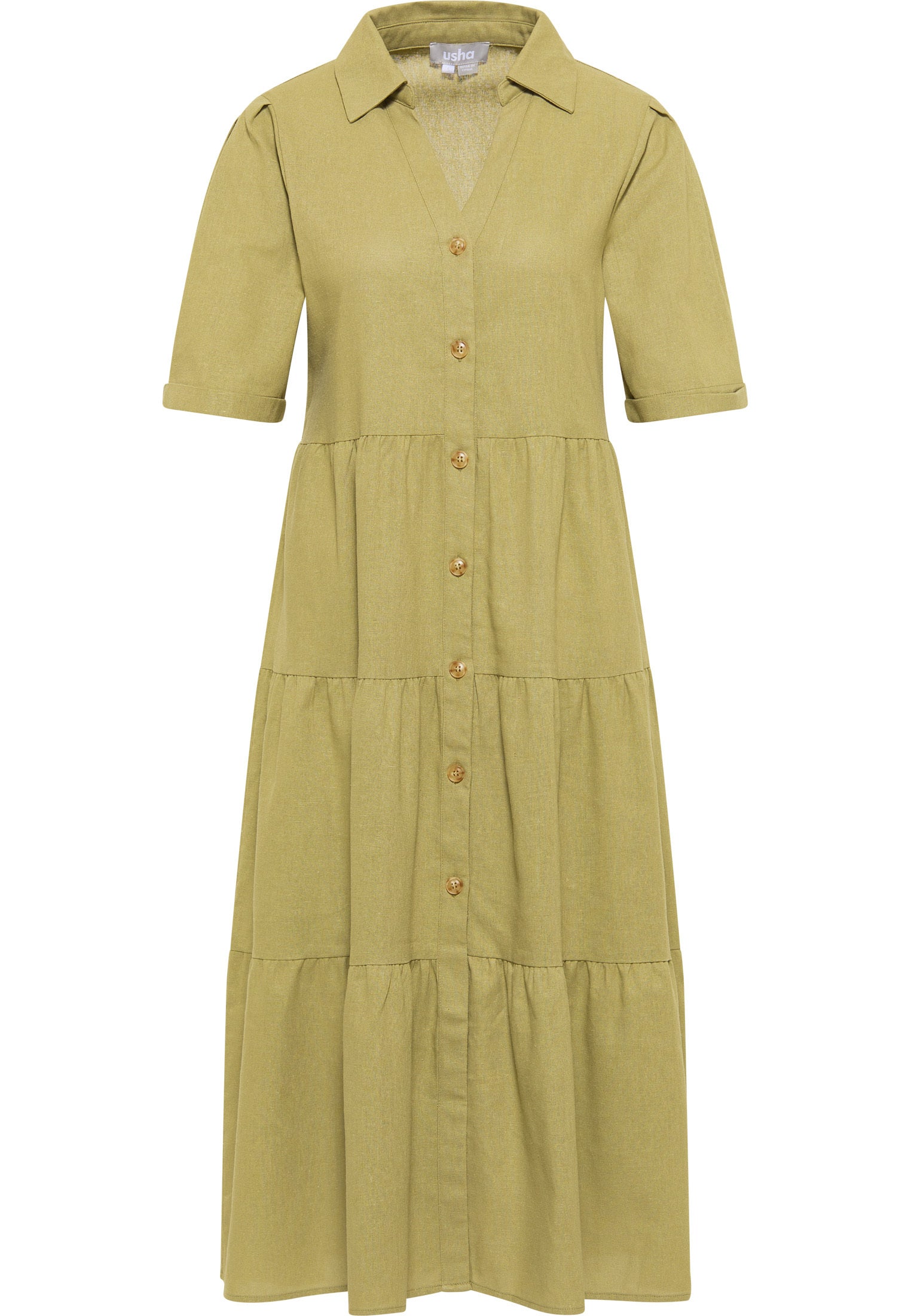 usha Women's Wide Midi Dress