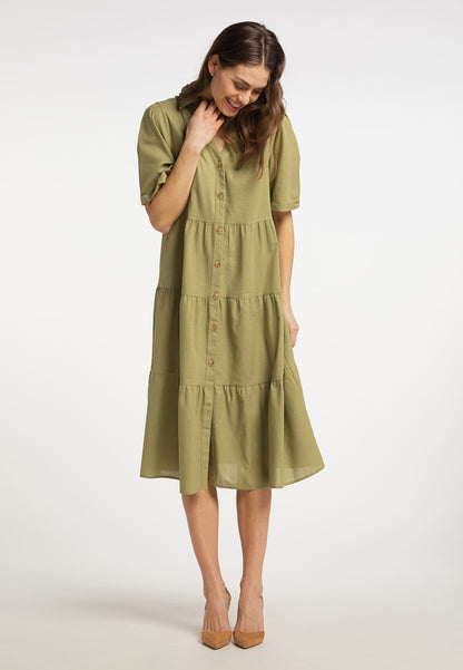 usha Women's Wide Midi Dress