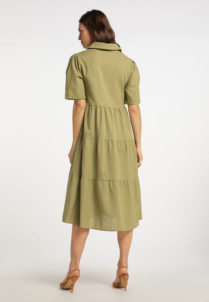 usha Women's Wide Midi Dress