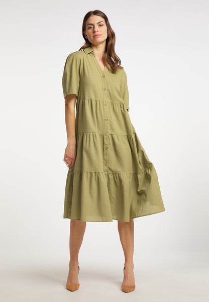 usha Women's Wide Midi Dress