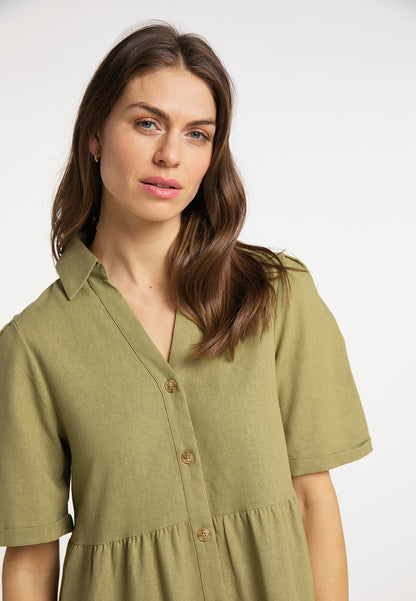 usha Women's Wide Midi Dress