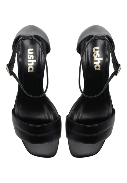 usha Kobiety sandały skórzane