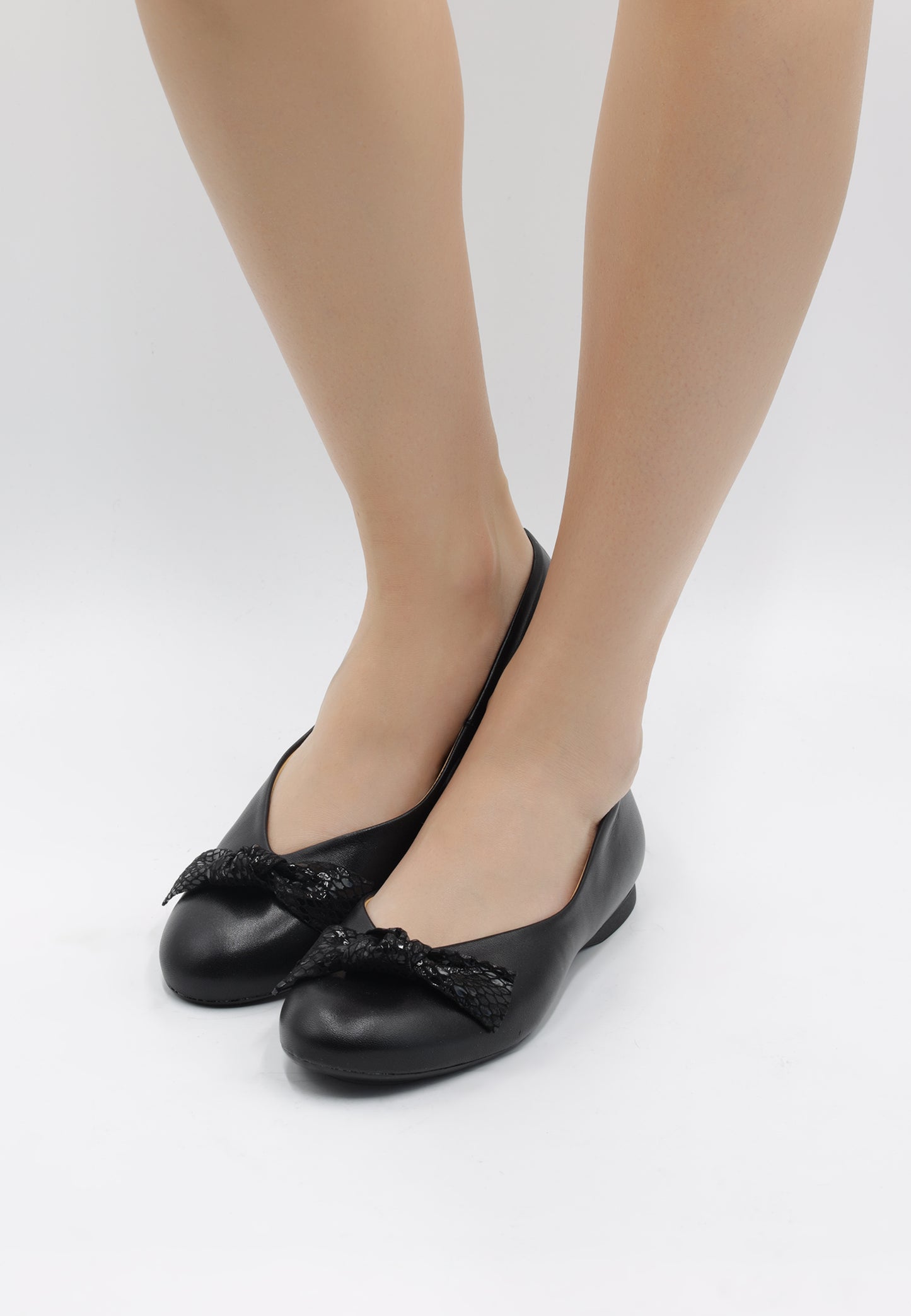 usha Kobiety Baleriny Skórzane