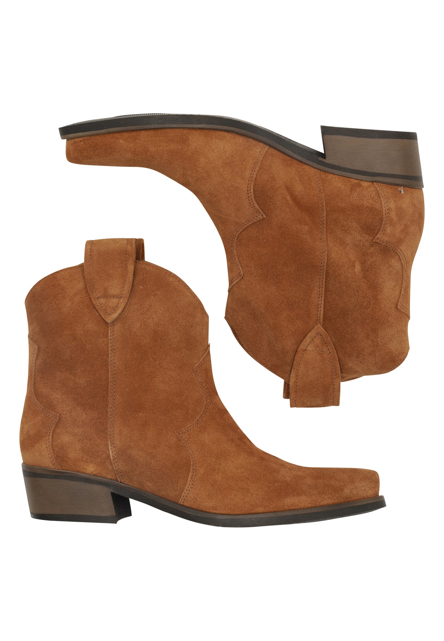 usha FESTIVAL Kobiety zamszowe botki za kostkę