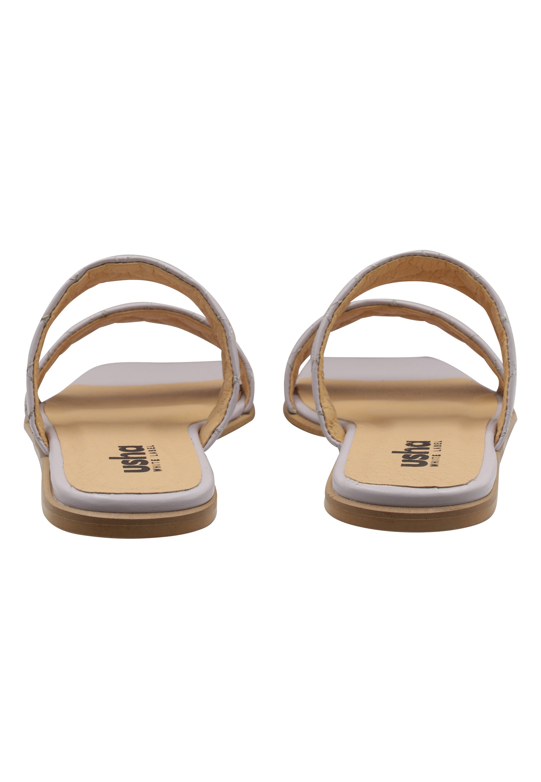 usha WHITE LABEL Damen Leder Sandalen