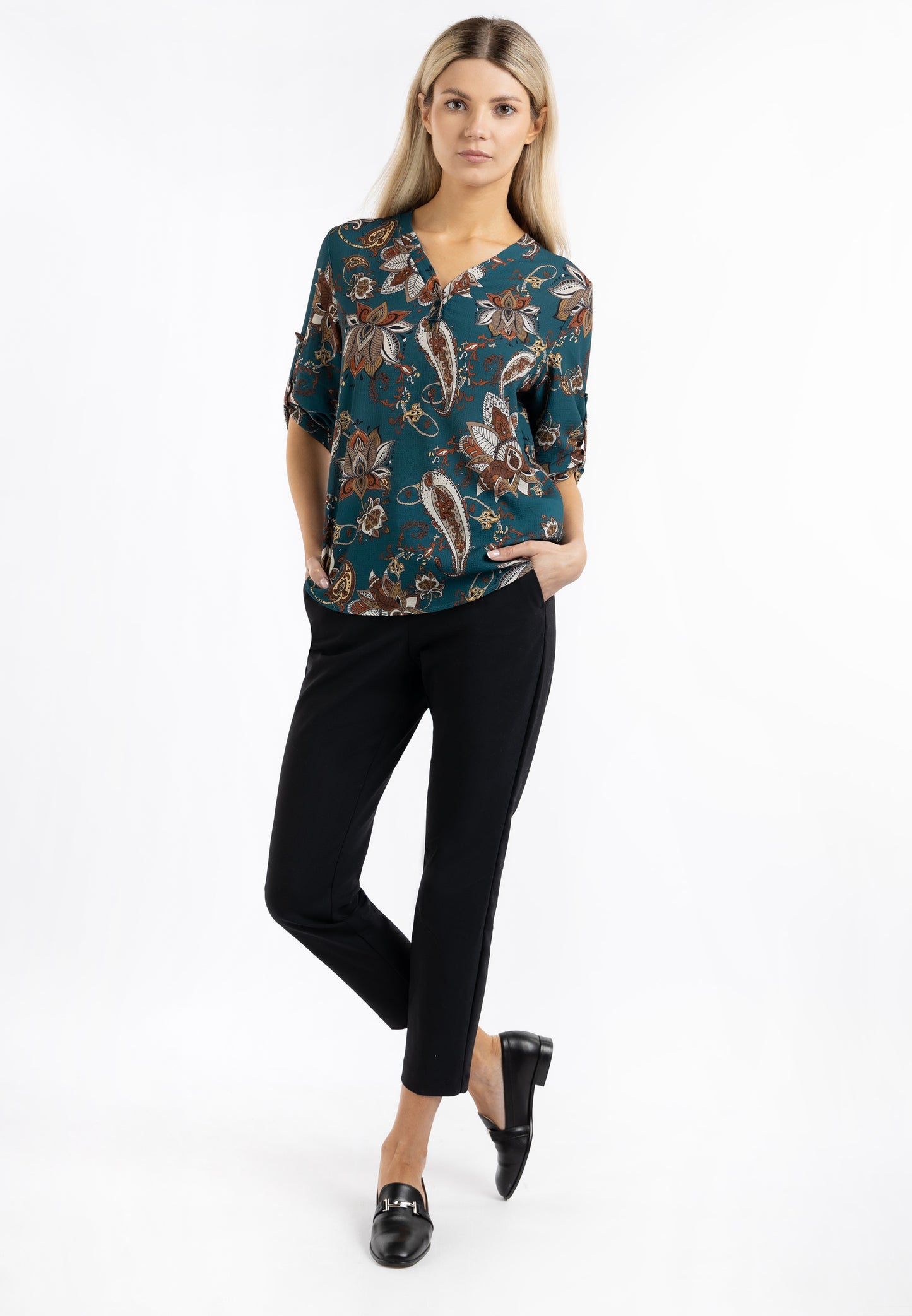 usha Women's Shirt Blouse