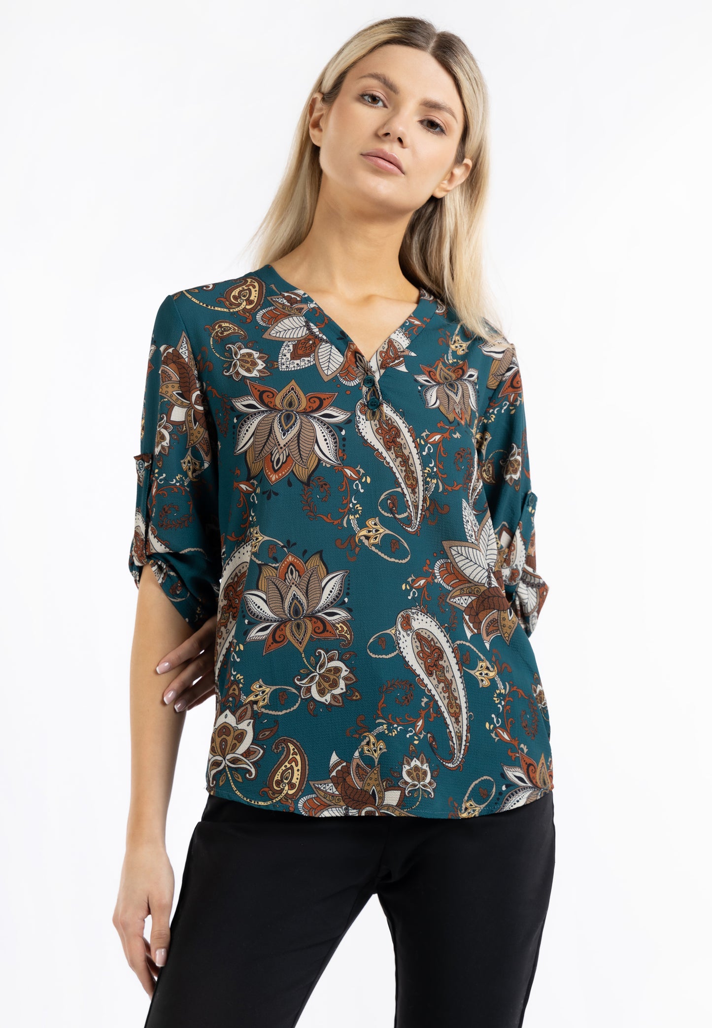 usha Women's Shirt Blouse