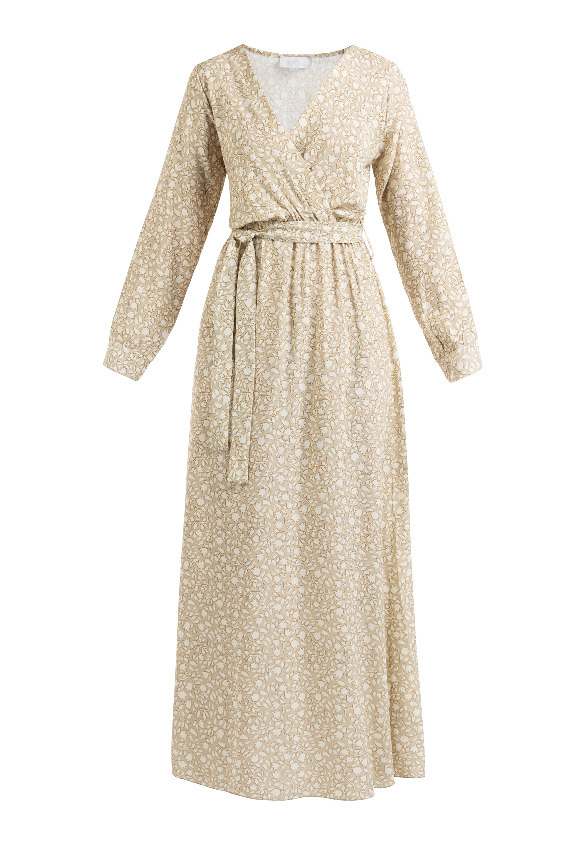 usha Women's Maxi Dress With All Over Print