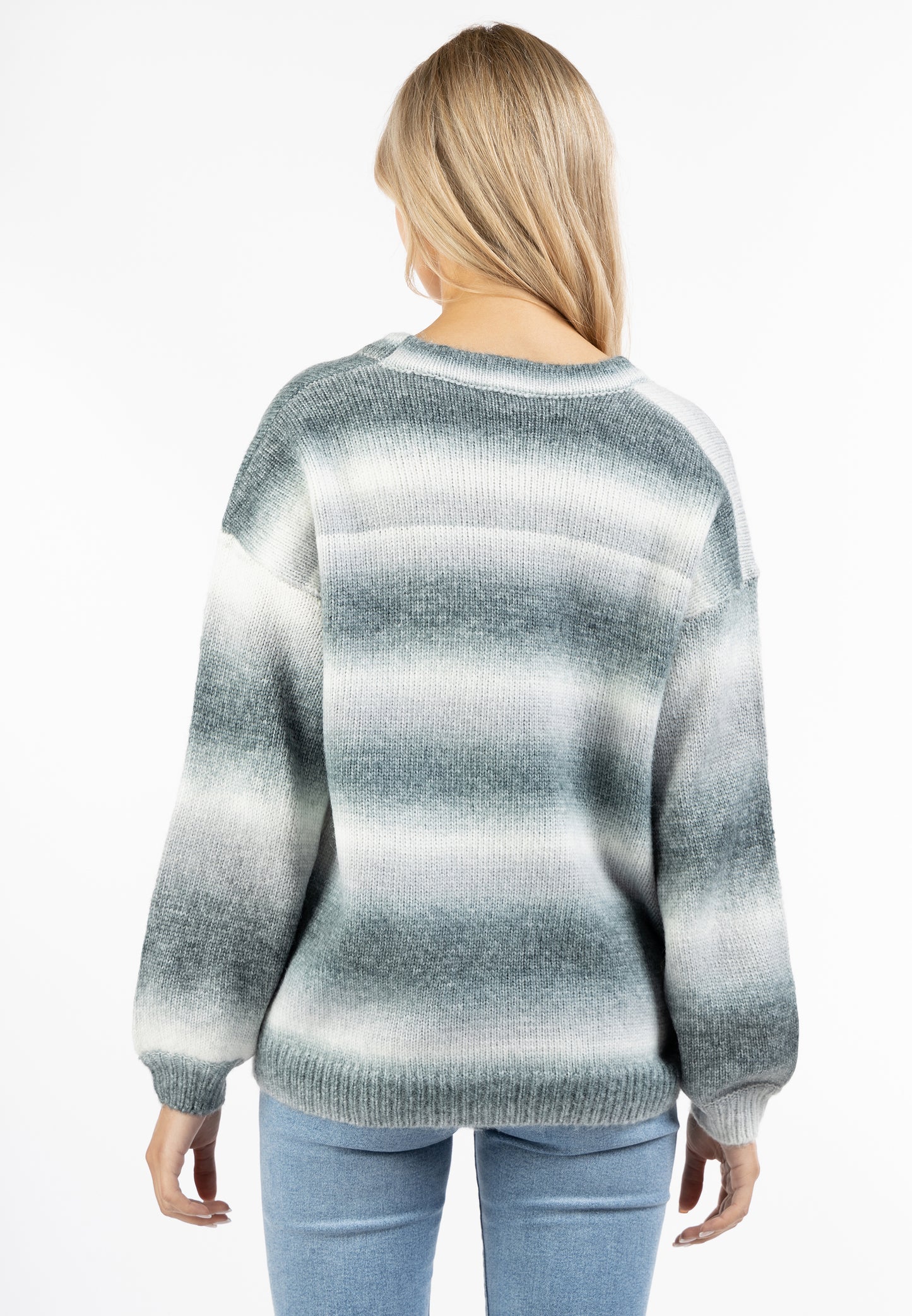 usha Damen Cardigan mit Knopf