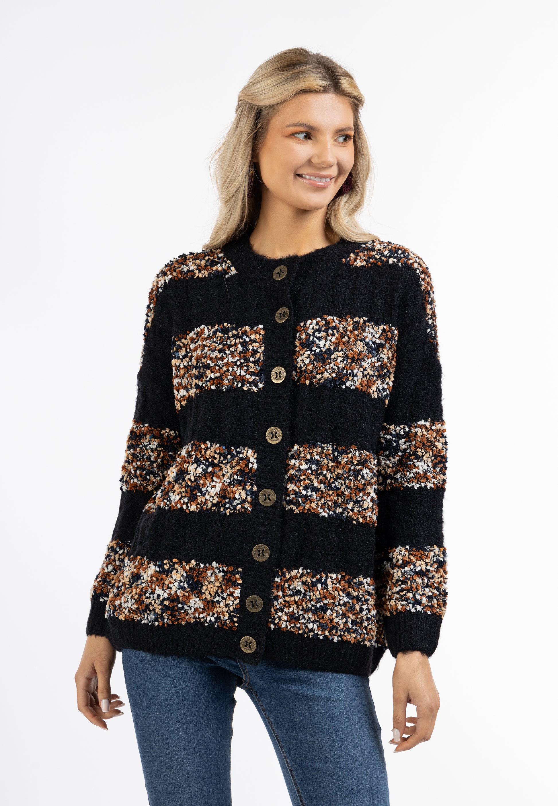 usha FESTIVAL Women's Cardigan With Button