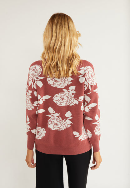 usha Women's Sweater With Pearl