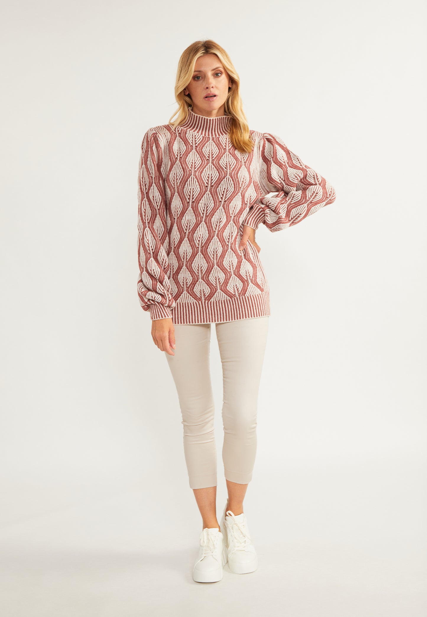 usha Women's Knit Sweater