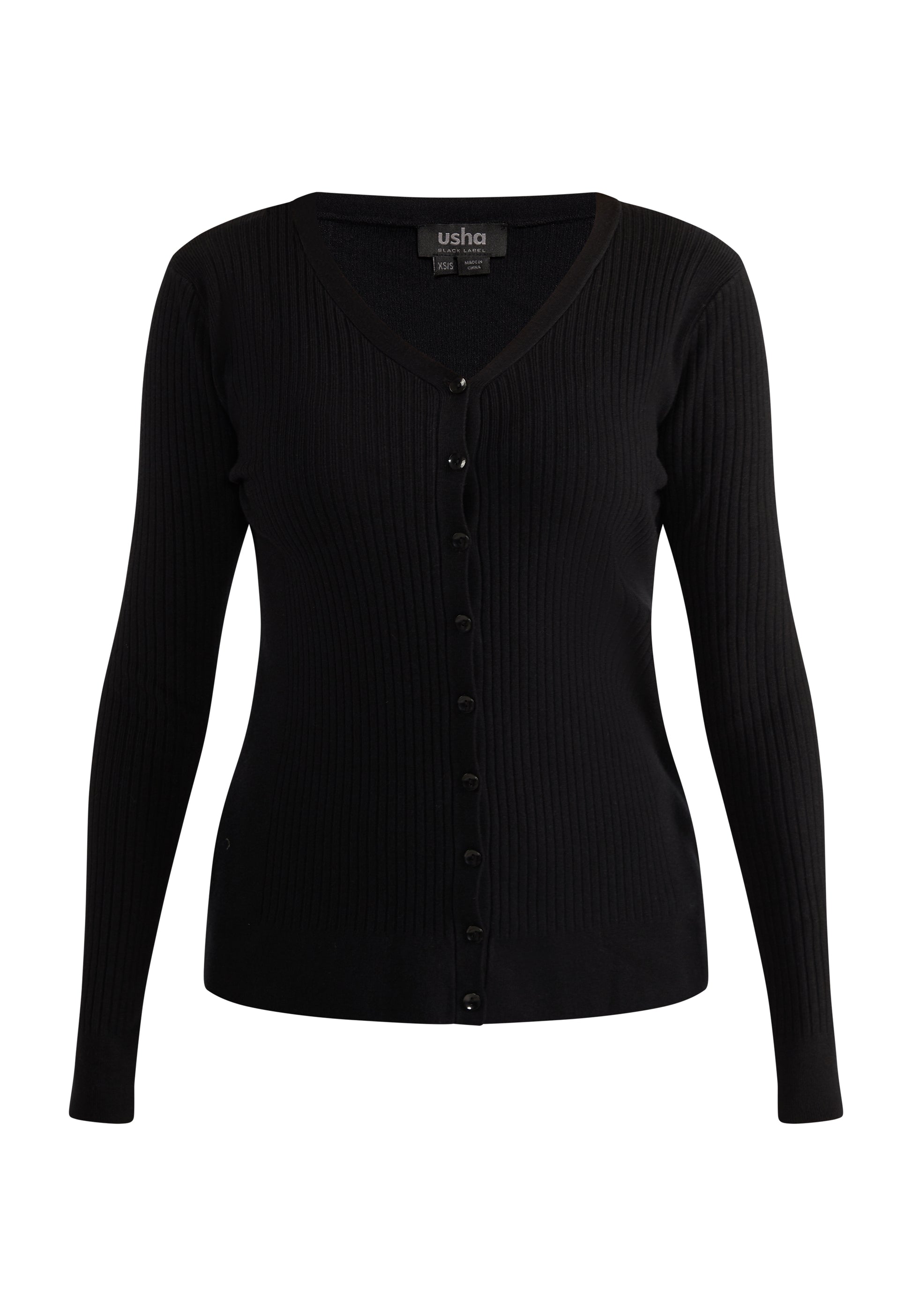 usha BLACK LABEL Women's Cardigan With Button