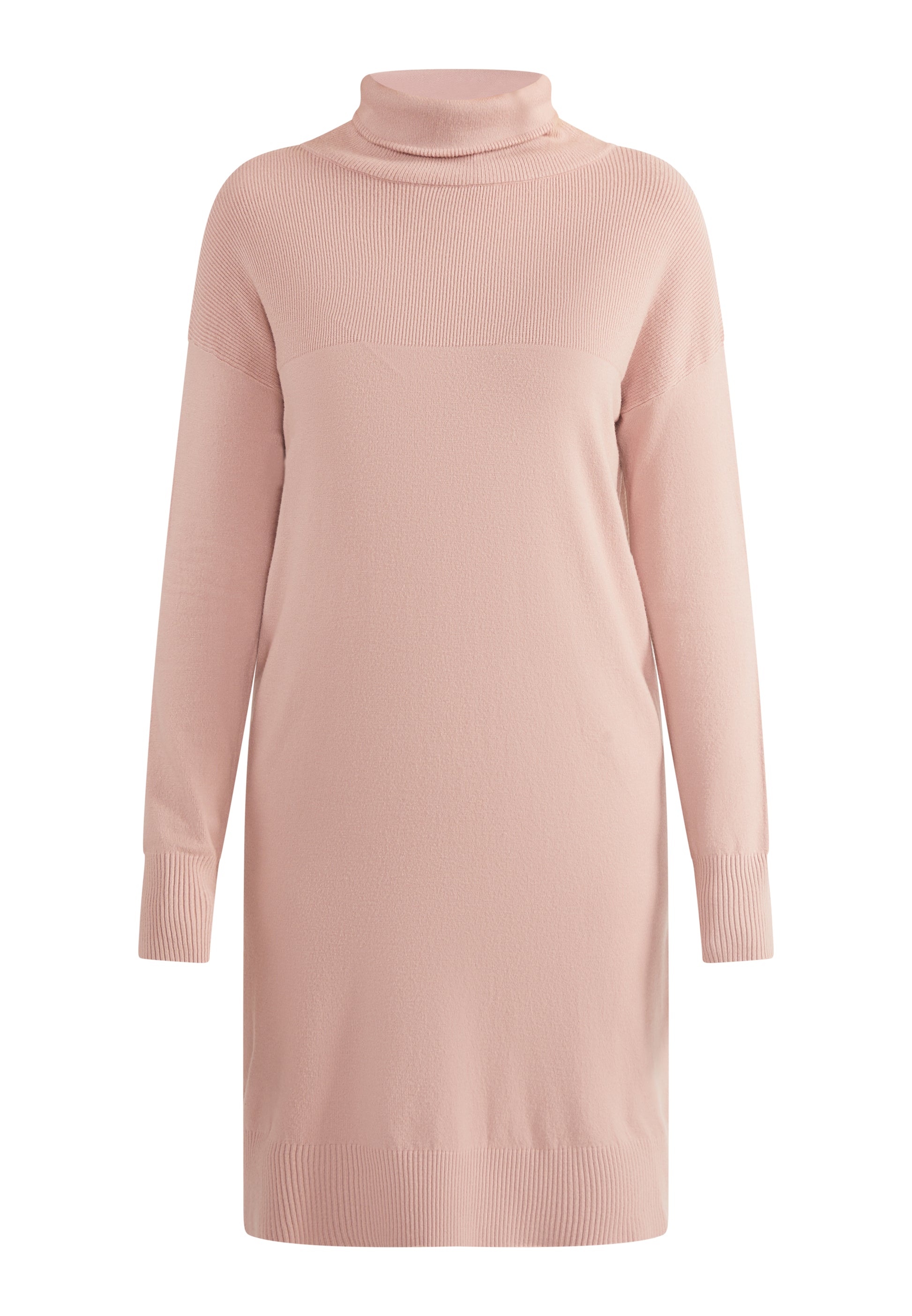 usha WHITE LABEL Women's Knit Long Sleeve Midi Dress