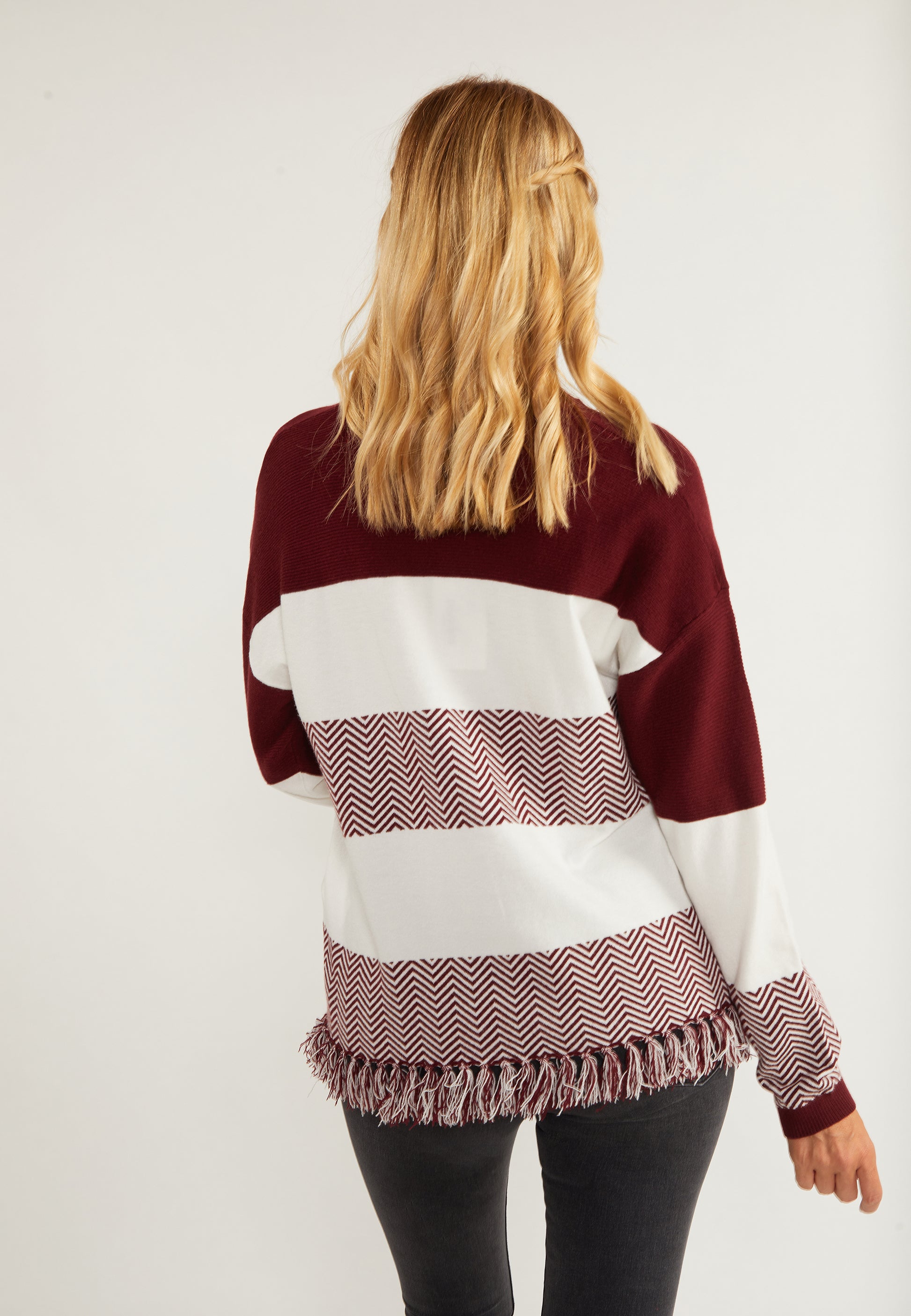 usha FESTIVAL Women's Oversize Knit Sweater