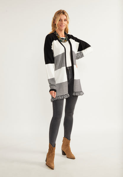 usha FESTIVAL Women's Open Knit Cardigan