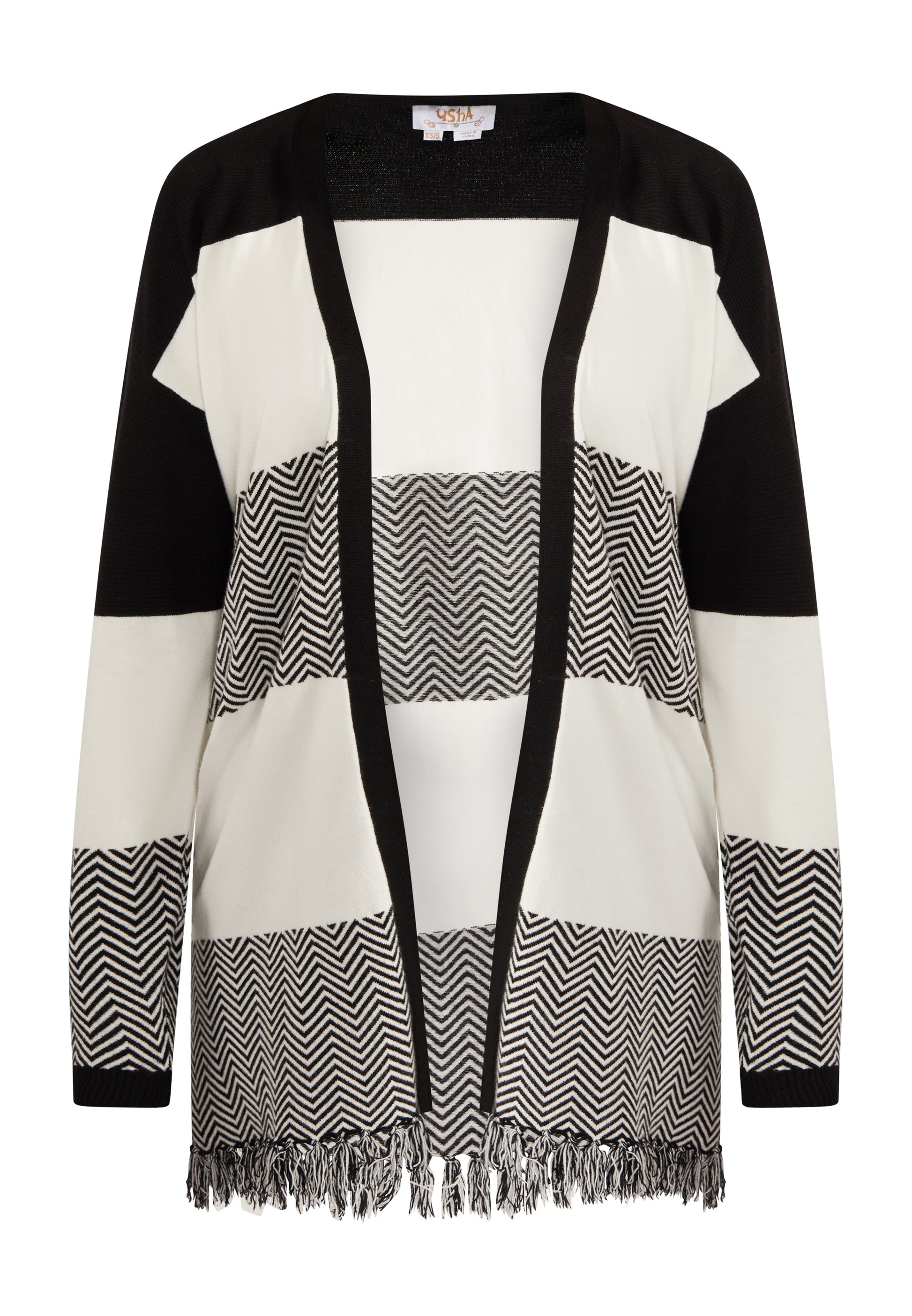 usha FESTIVAL Women's Open Knit Cardigan