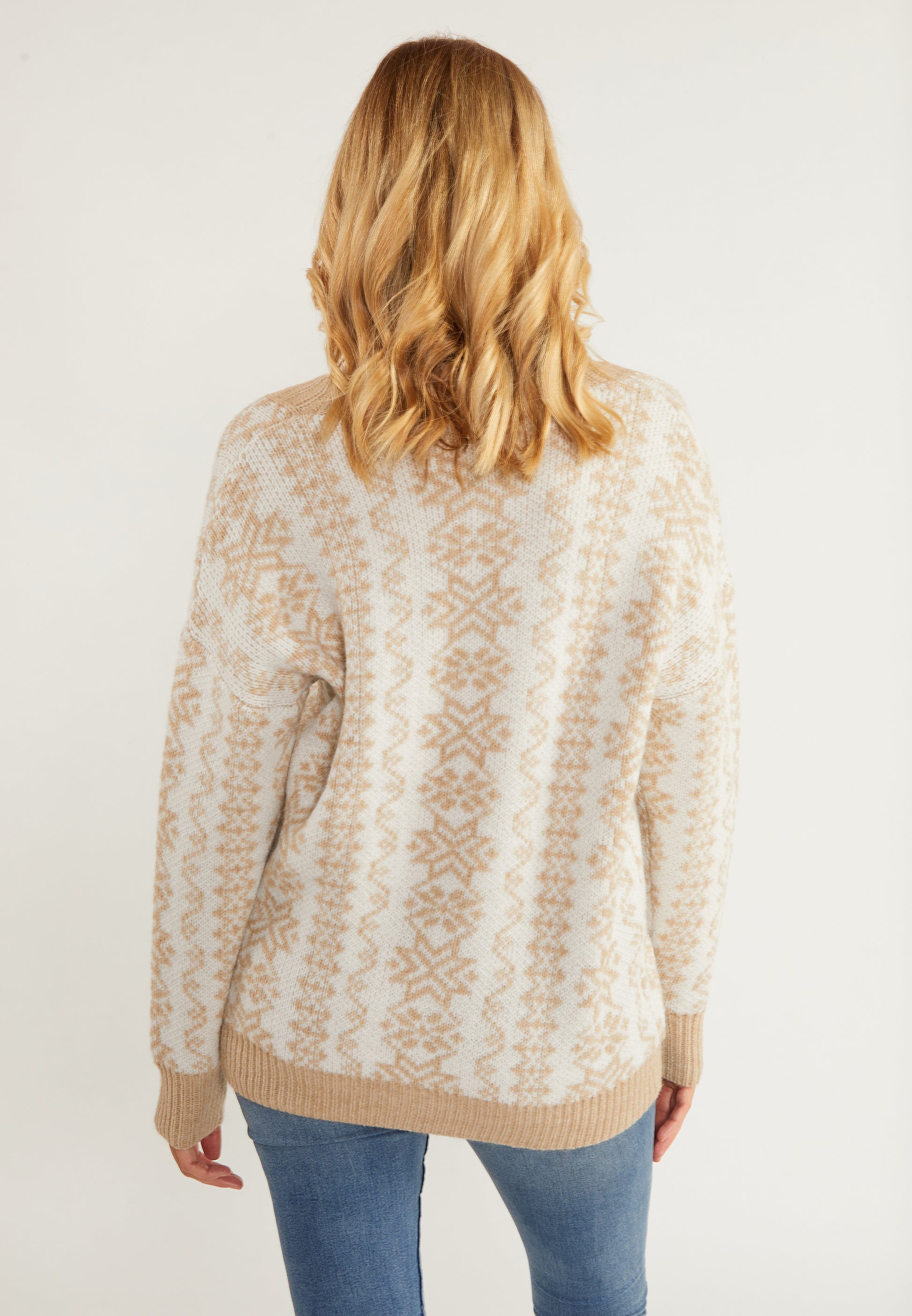 usha BLUE LABEL Women's Oversized Cardigan